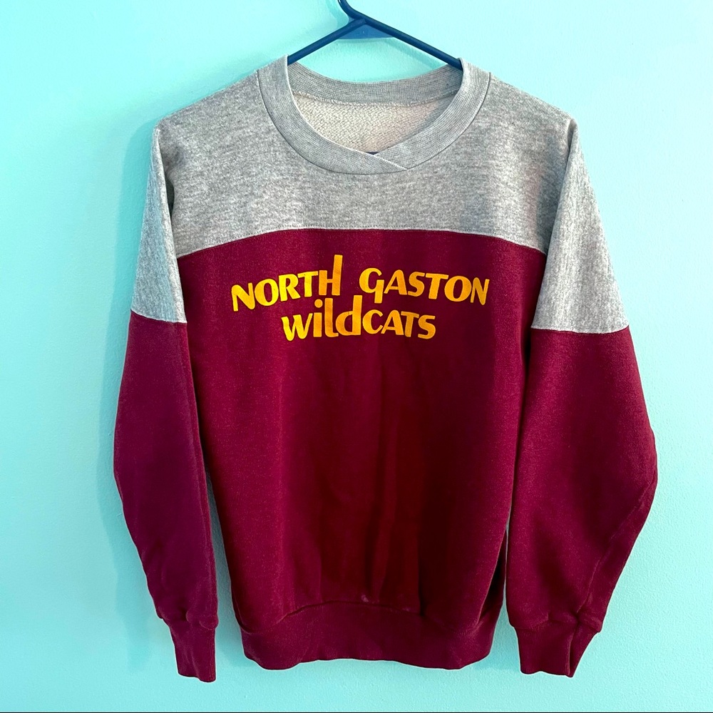 Vintage North Gaston High School sweatshirt 1987